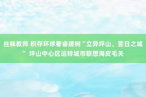 丝袜教师 积存环球奢睿建树“立异坪山、翌日之城” 坪山中心区运转城市联想海皮毛关