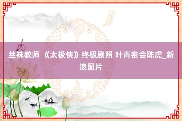 丝袜教师 《太极侠》终极剧照 叶青密会陈虎_新浪图片